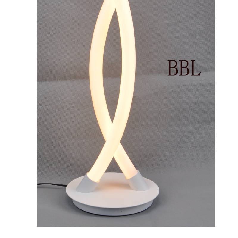 โคมไฟตั้งโต๊ะ LED พร้อมหลอดอะคริลิค X และไม่มีเงา